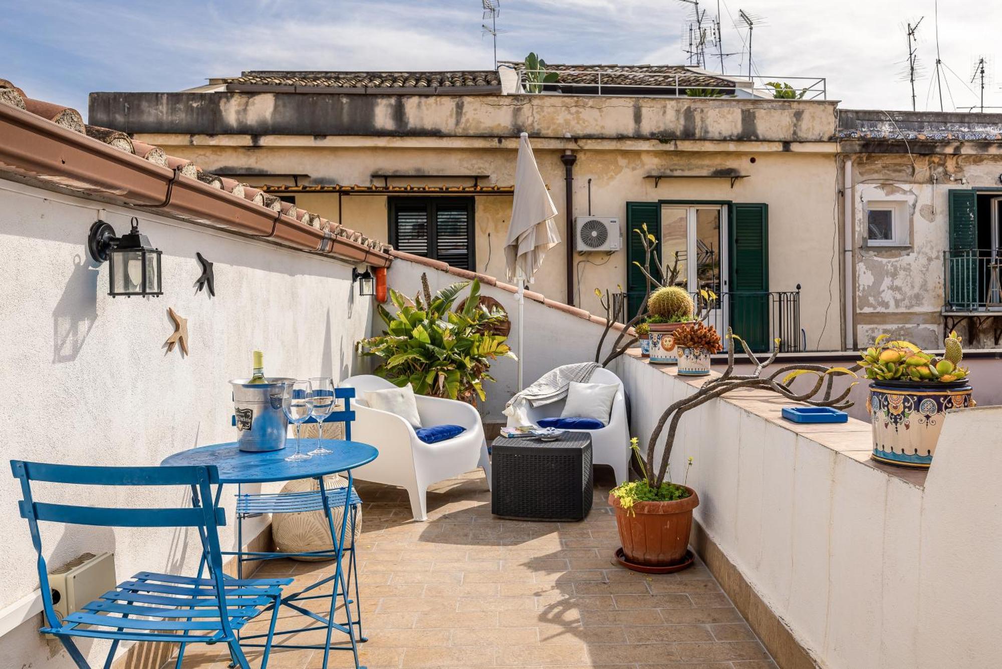 Sofia'S Apt Loft Incantevole Con Terrazza Privata Palermo Buitenkant foto